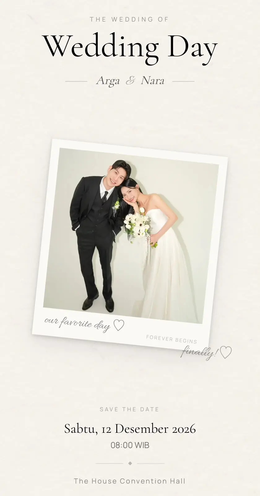 Photo Card theme mobile preview